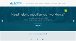 Desktop Screenshot of ensyst.com.au